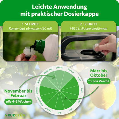 Bio-Zitronenbaum-Dünger 1 Liter