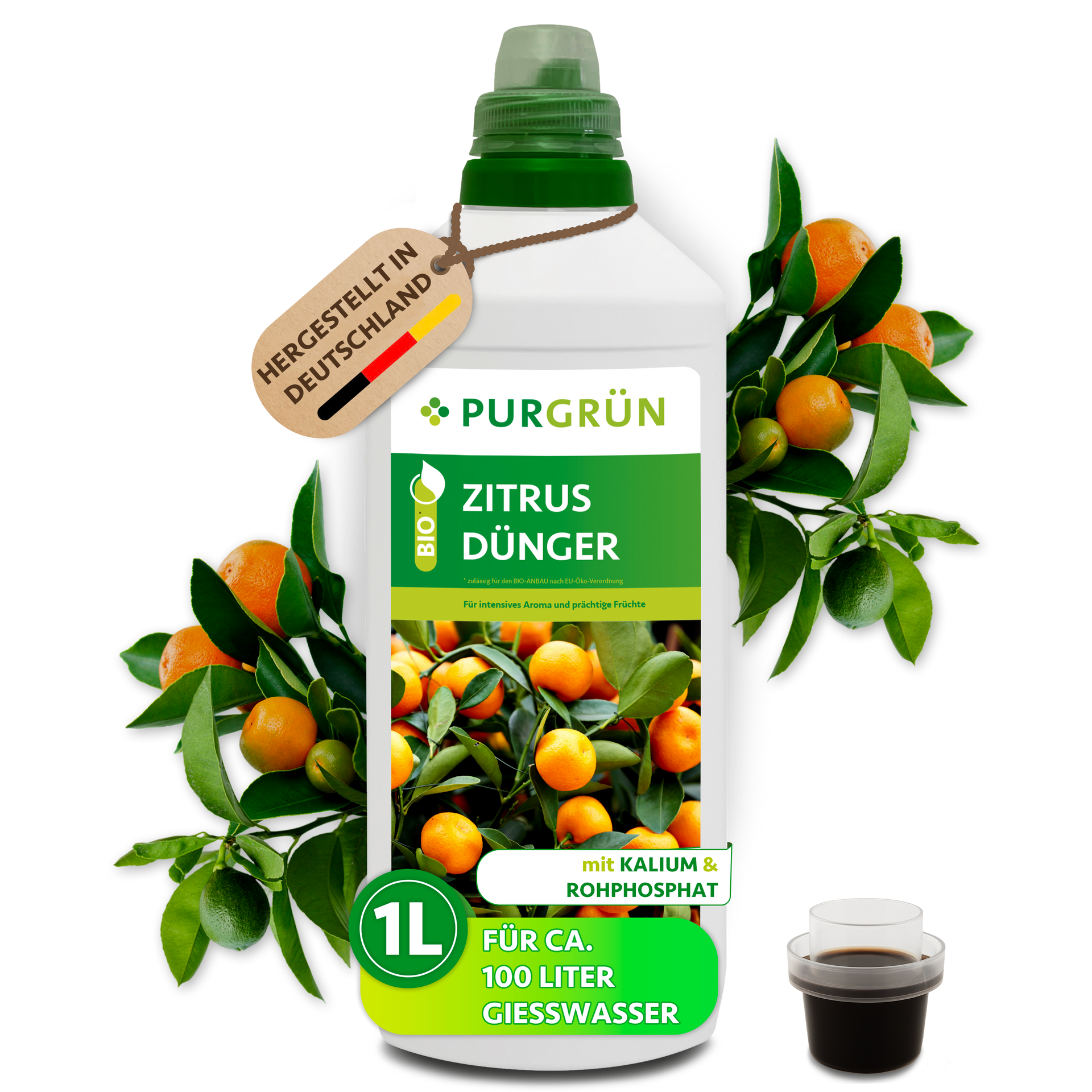 Purgrün Bio-Zitrusdünger 1 Liter