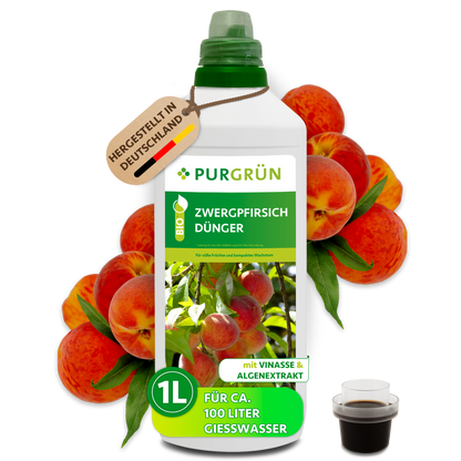 Bio-Zwergpfirsich-Dünger 1 Liter