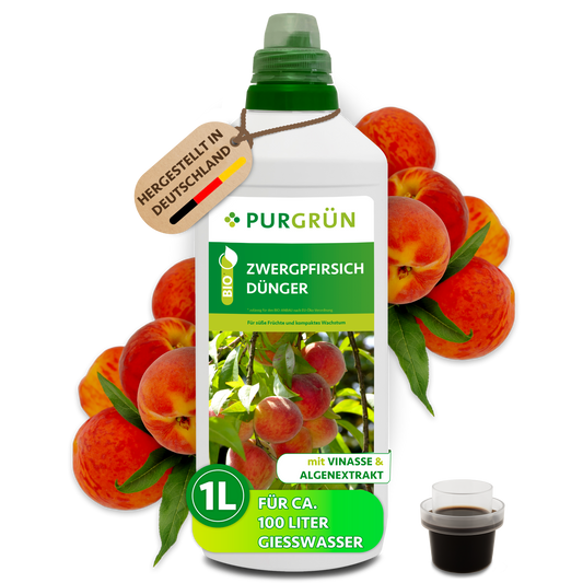 Bio-Zwergpfirsich-Dünger 1 Liter