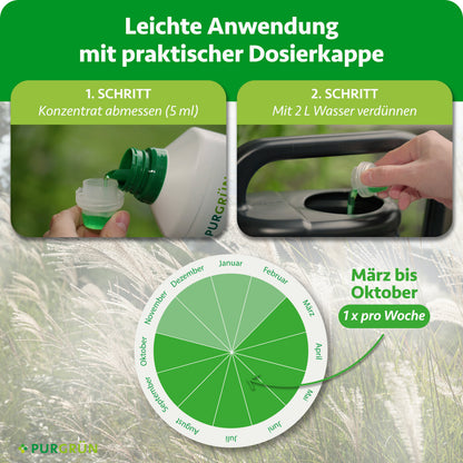 Purgrün Chinaschilf-Dünger 1 Liter