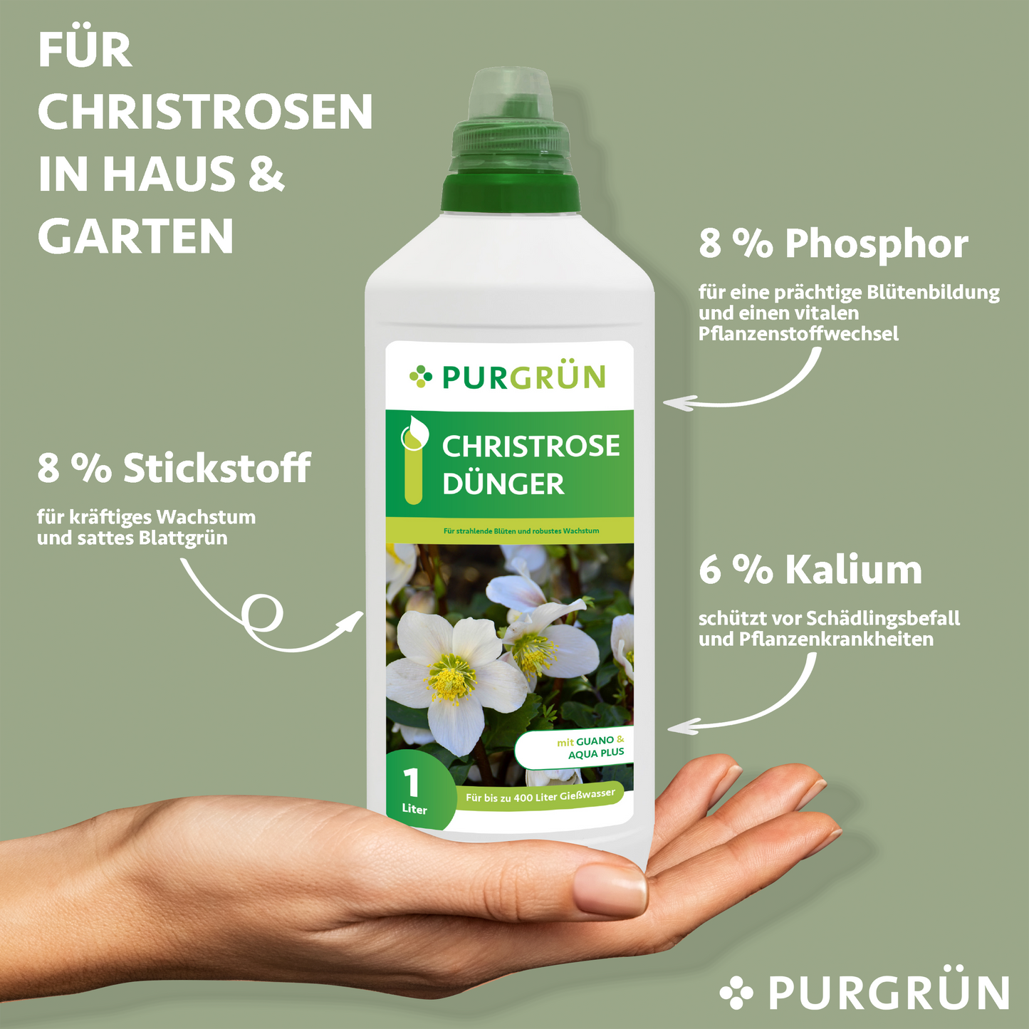 Christrose-Dünger 1 Liter