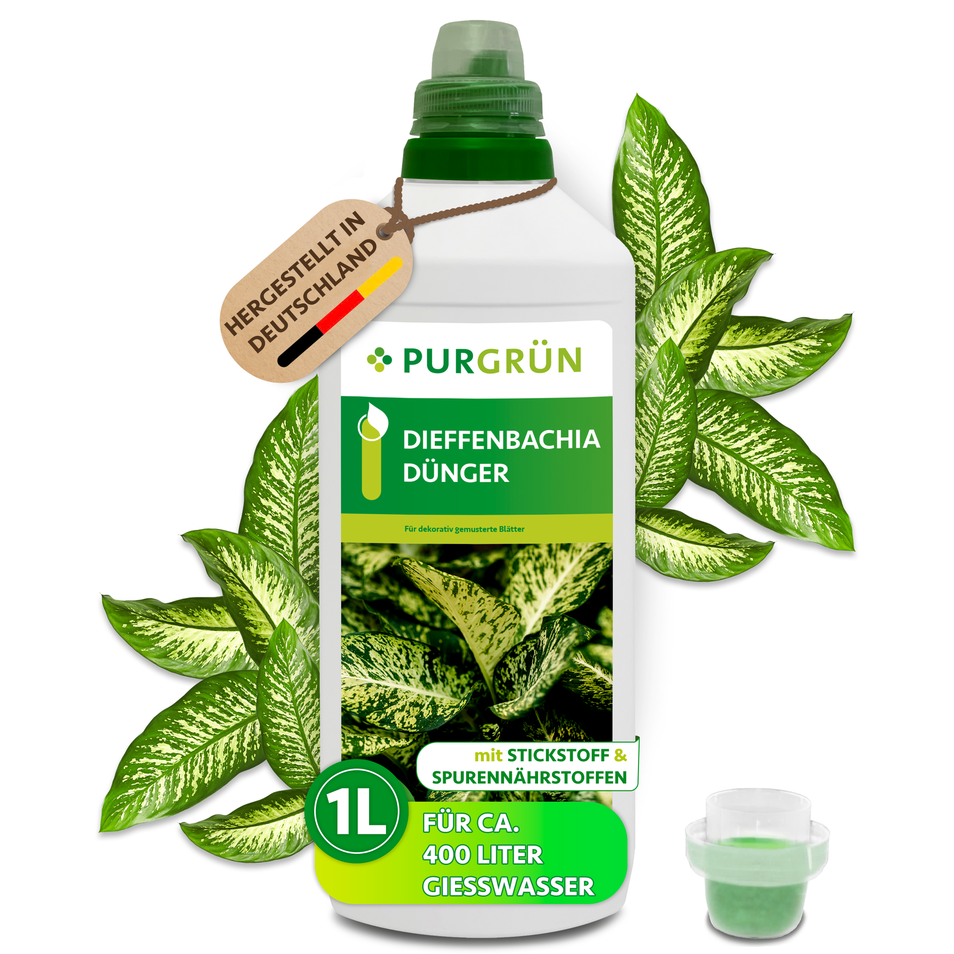 Purgrün Dieffenbachia-Dünger 1 Liter