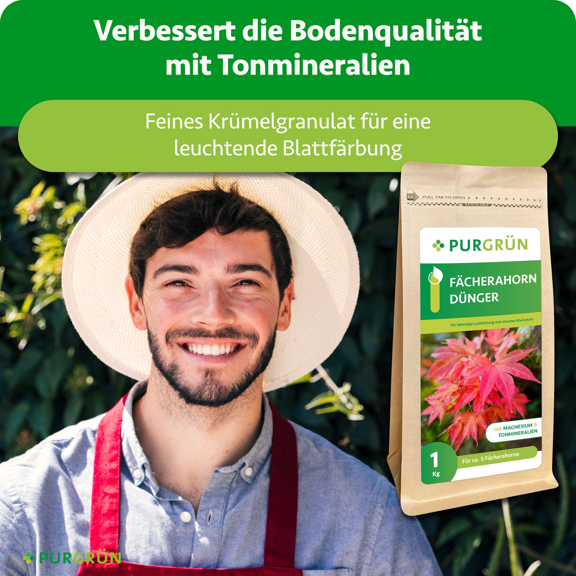 Purgrün Fächerahorn-Dünger 1 kg