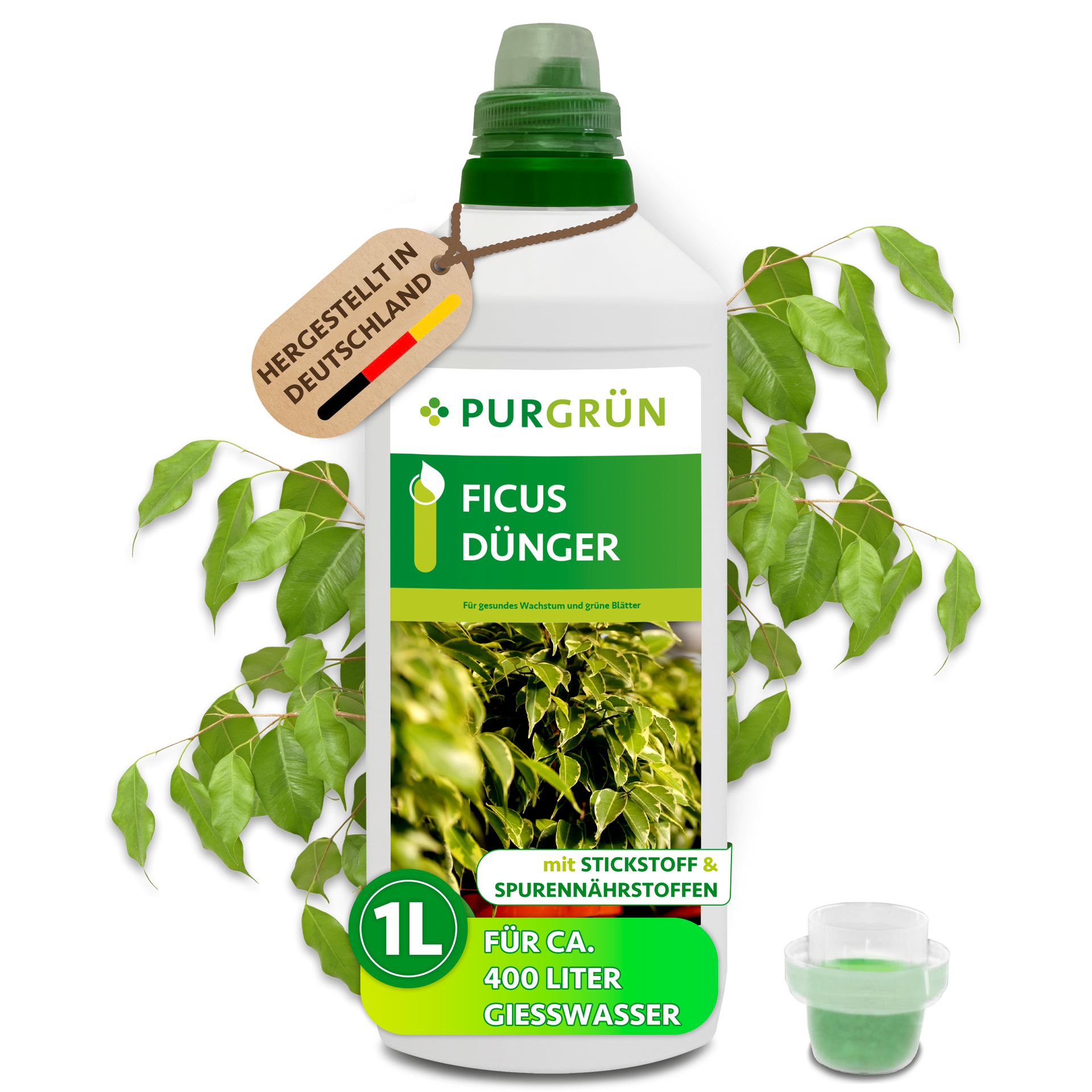 Purgrün Ficus-Dünger 1 Liter