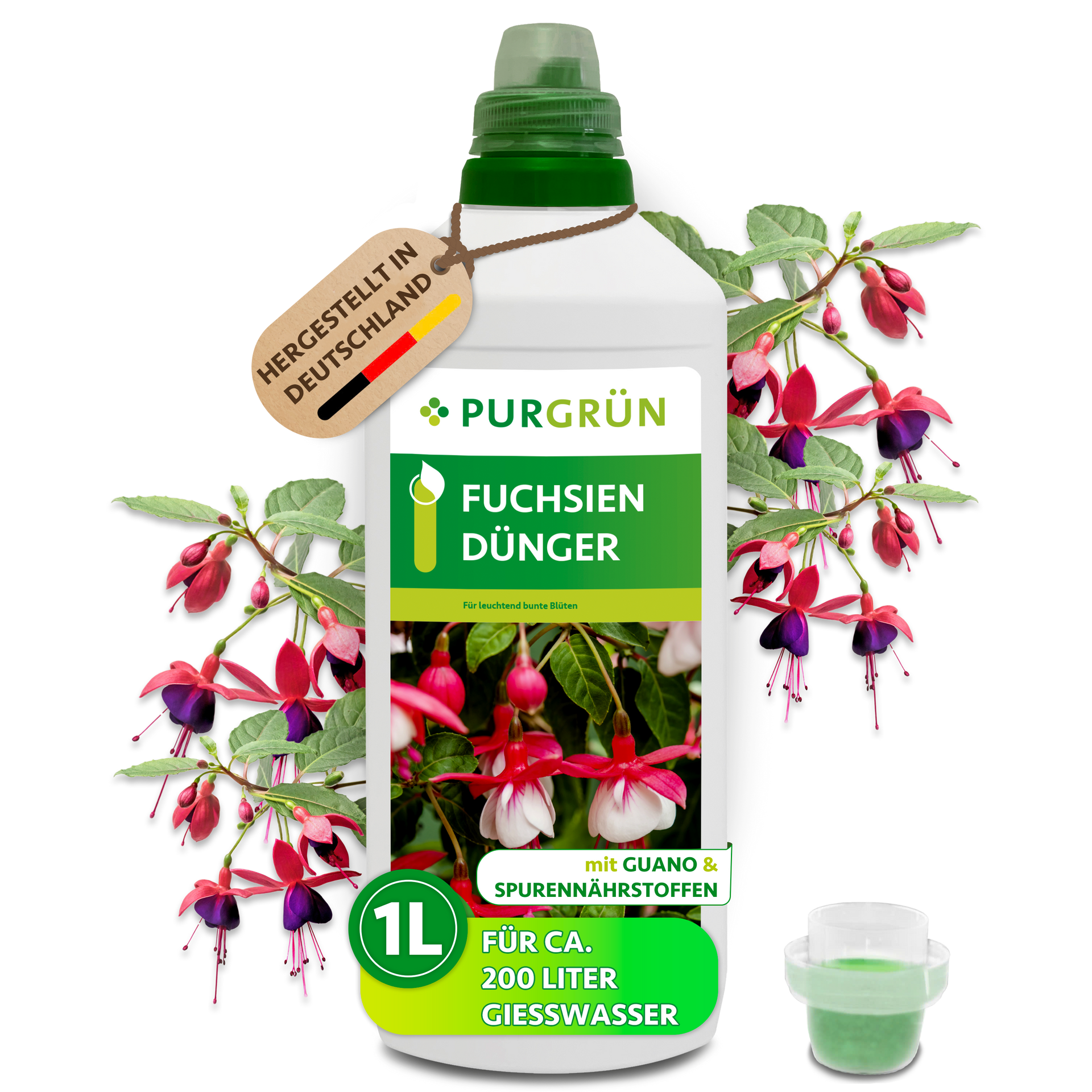 Purgrün Fuchsien-Dünger 1 Liter