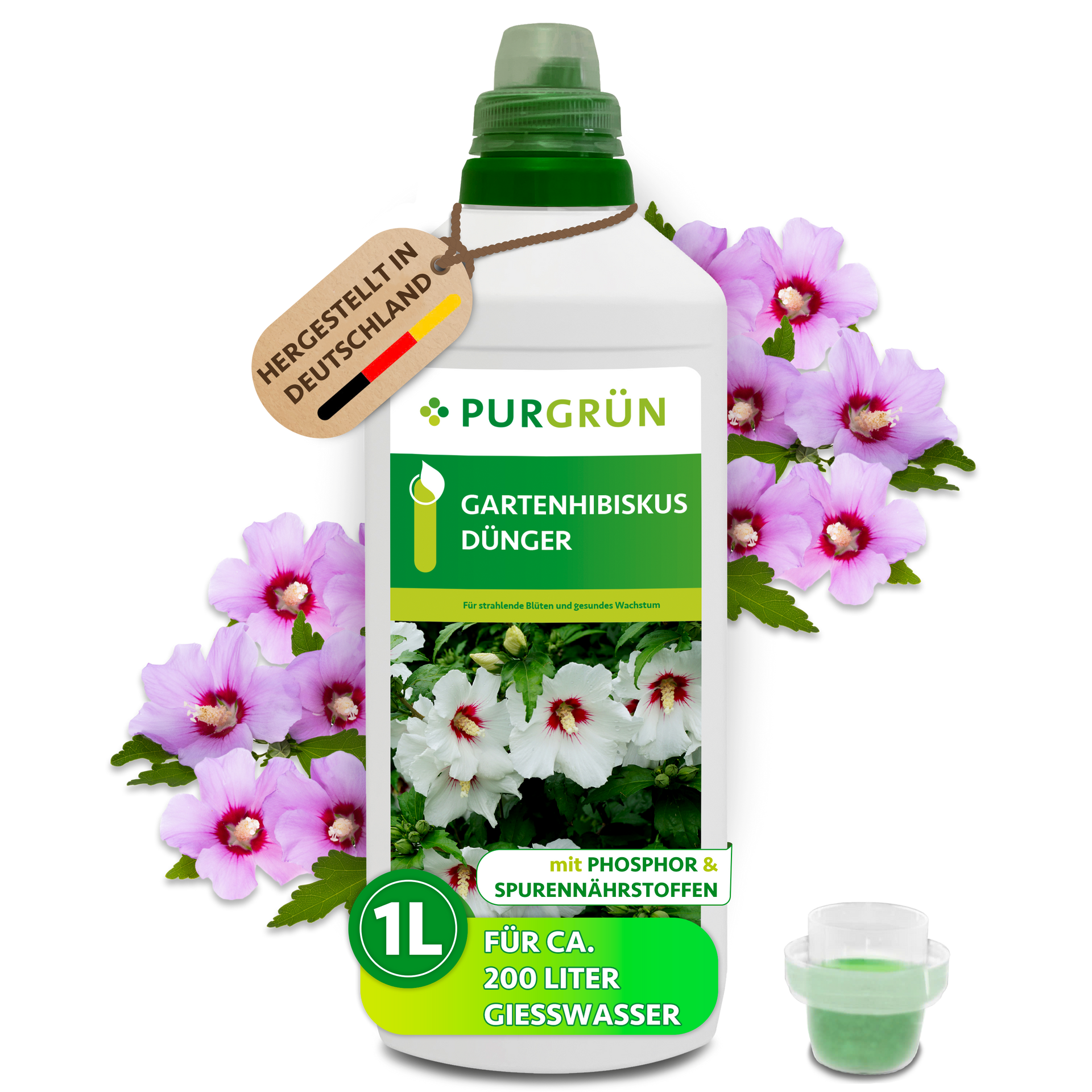 Purgrün Gartenhibiskus-Dünger 1 Liter
