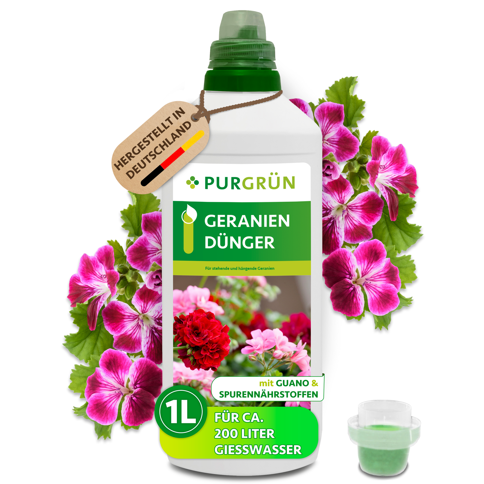 Purgrün Geraniendünger 1 Liter