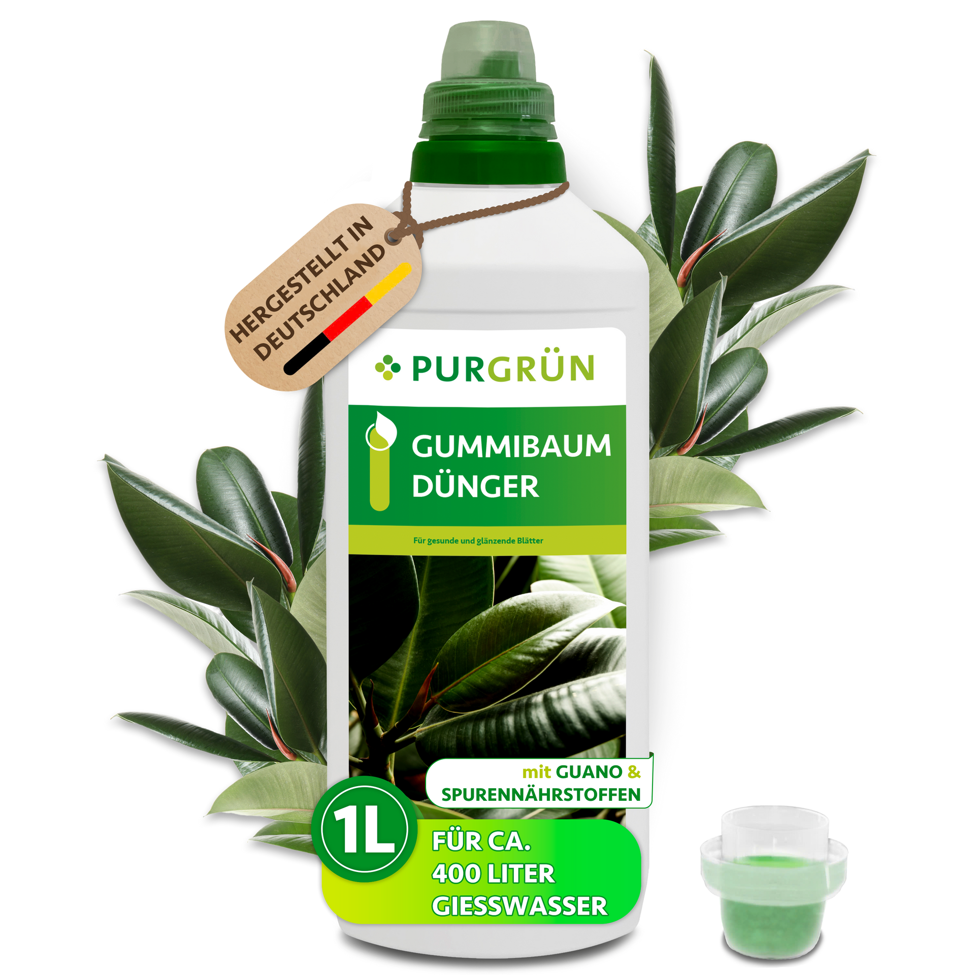 Purgrün Gummibaum-Dünger 1 Liter