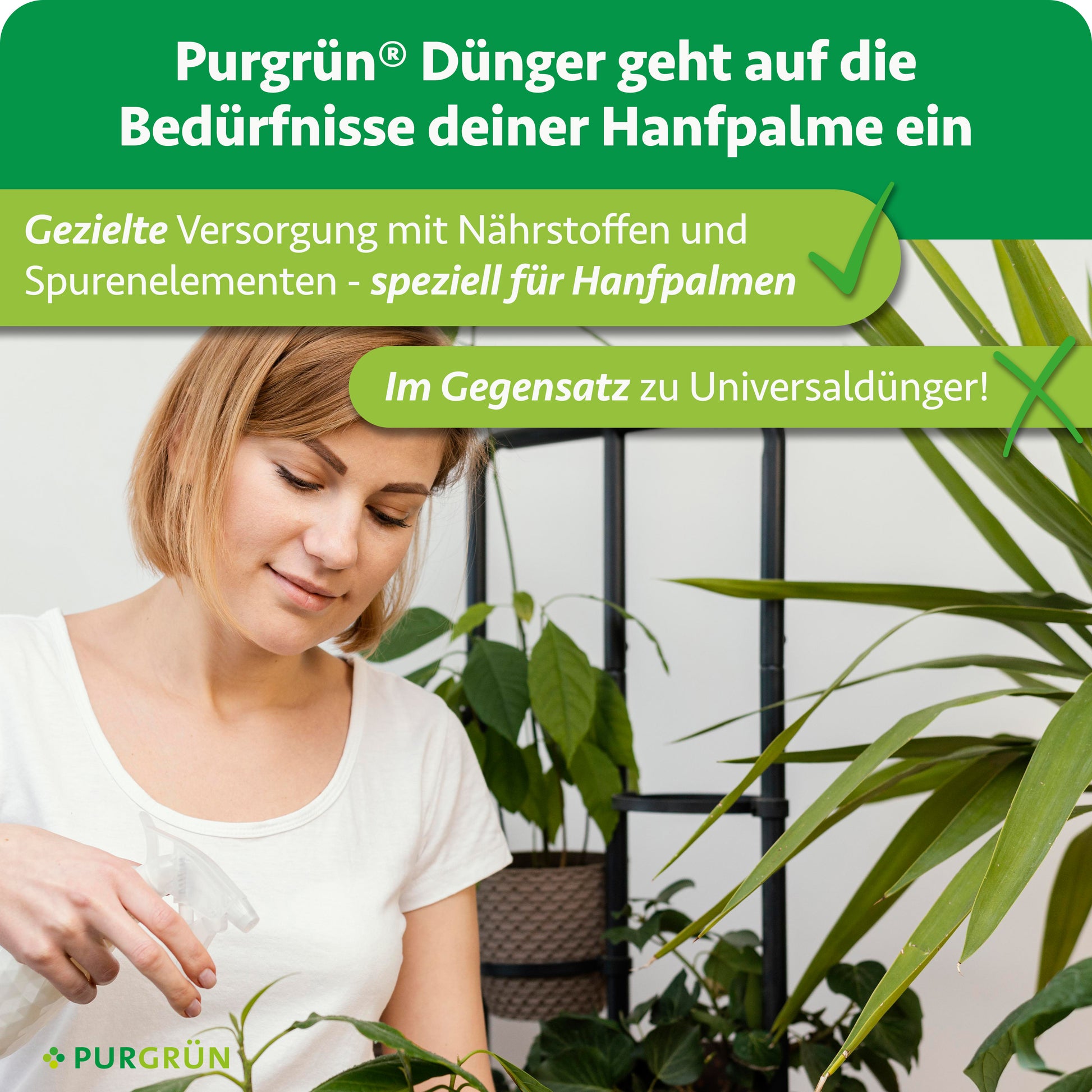Purgrün Hanfpalmen-Dünger 1 Liter