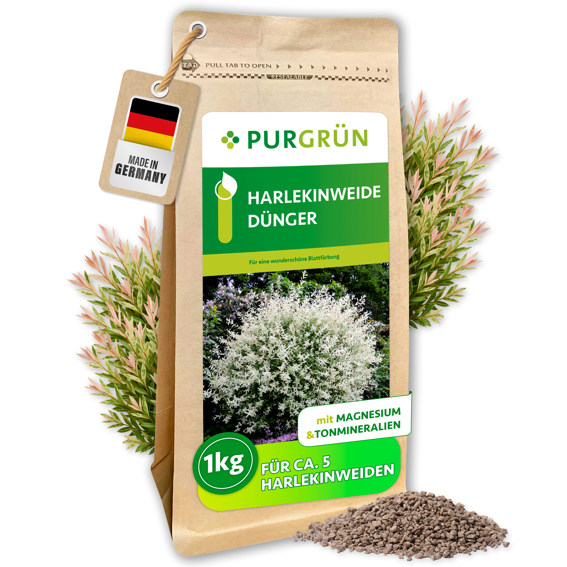 dünger für weidenbäume Purgrün Harlekinweide-Dünger 1 kg