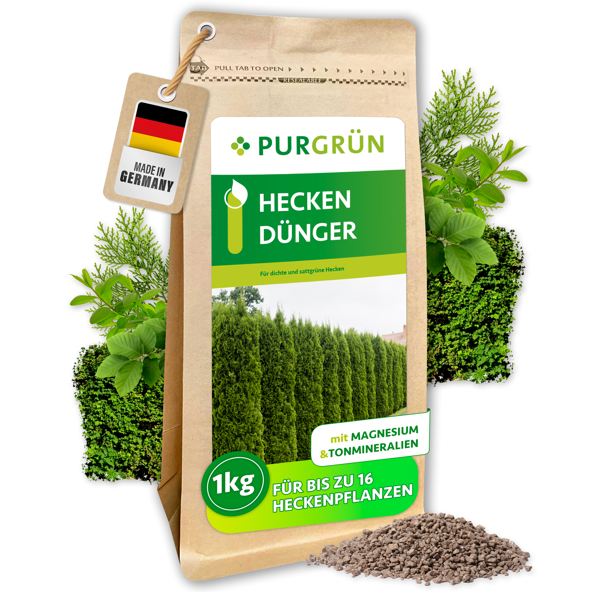 Purgrn Heckendnger 1 kg