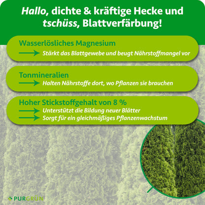 Heckendünger 10 kg - Vorrat für das ganze Jahr