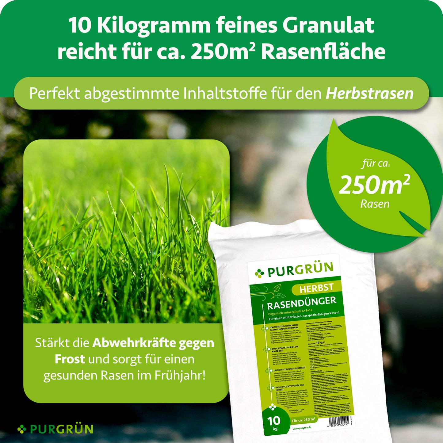 Herbstrasendünger 10 kg