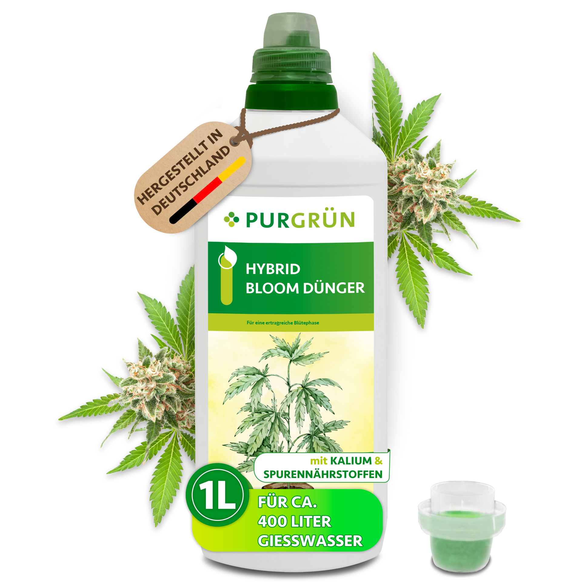 Hybrid-Bloom-Dünger 1 Liter – Purgrün