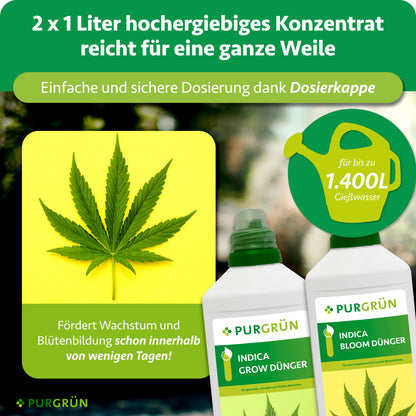 Indica-Dünger-Set 2 x 1 Liter