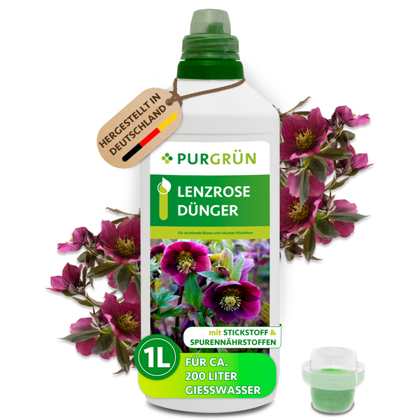 Purgrün Bio-Lenzrose-Dünger 1 Liter