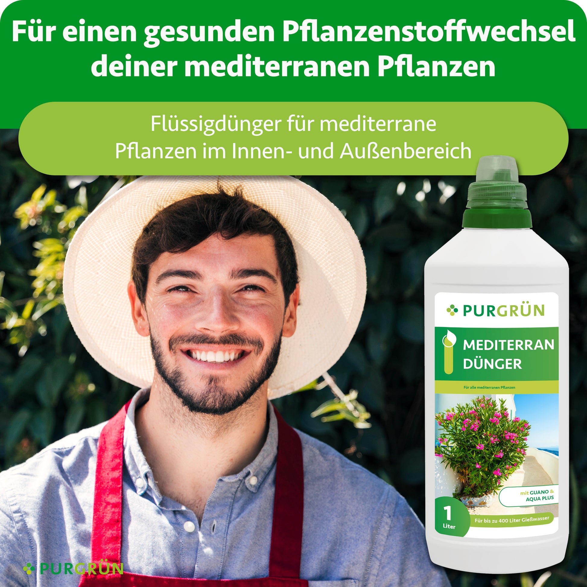 Purgrün Mediterran-Dünger 1 Liter
