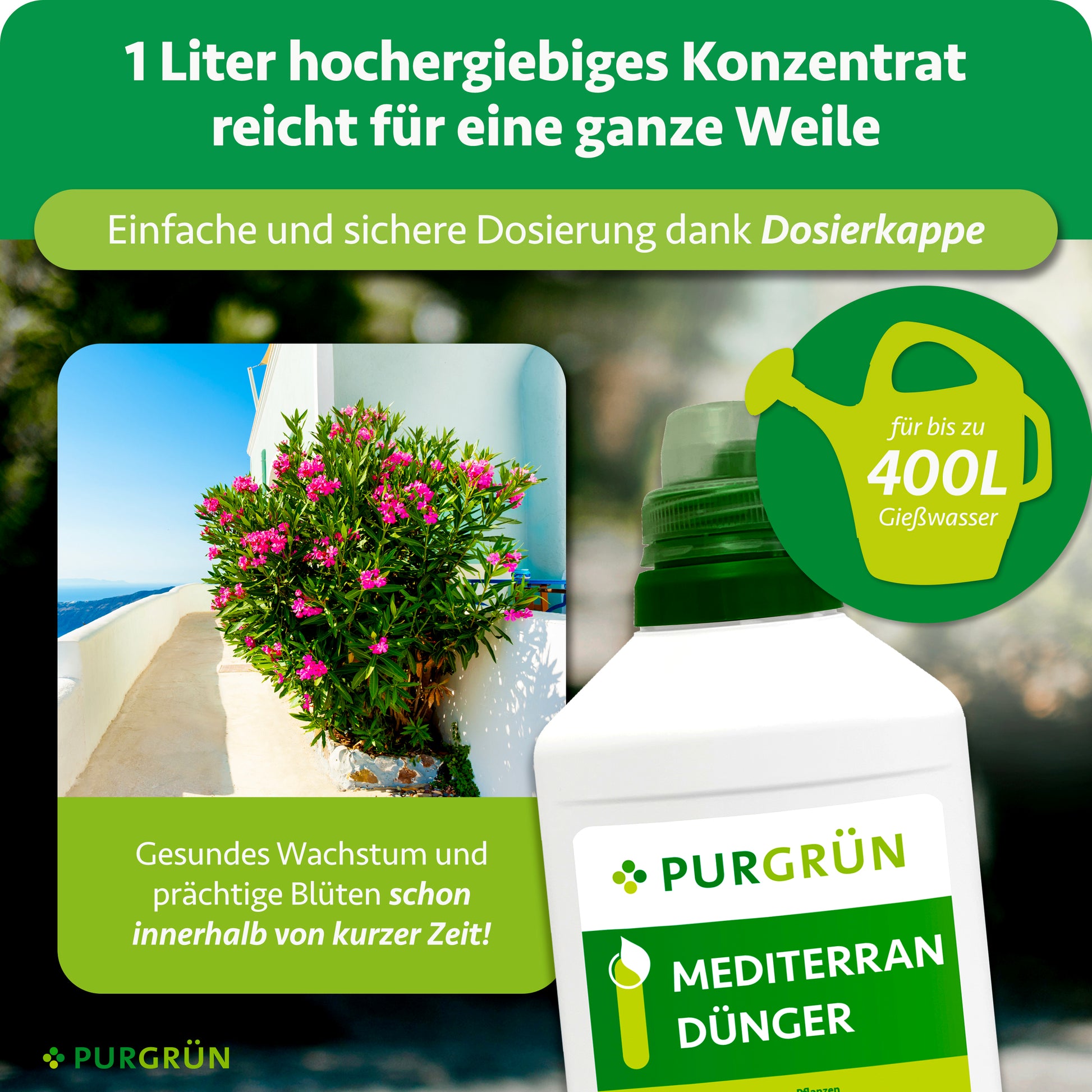 Purgrün Mediterran-Dünger 1 Liter
