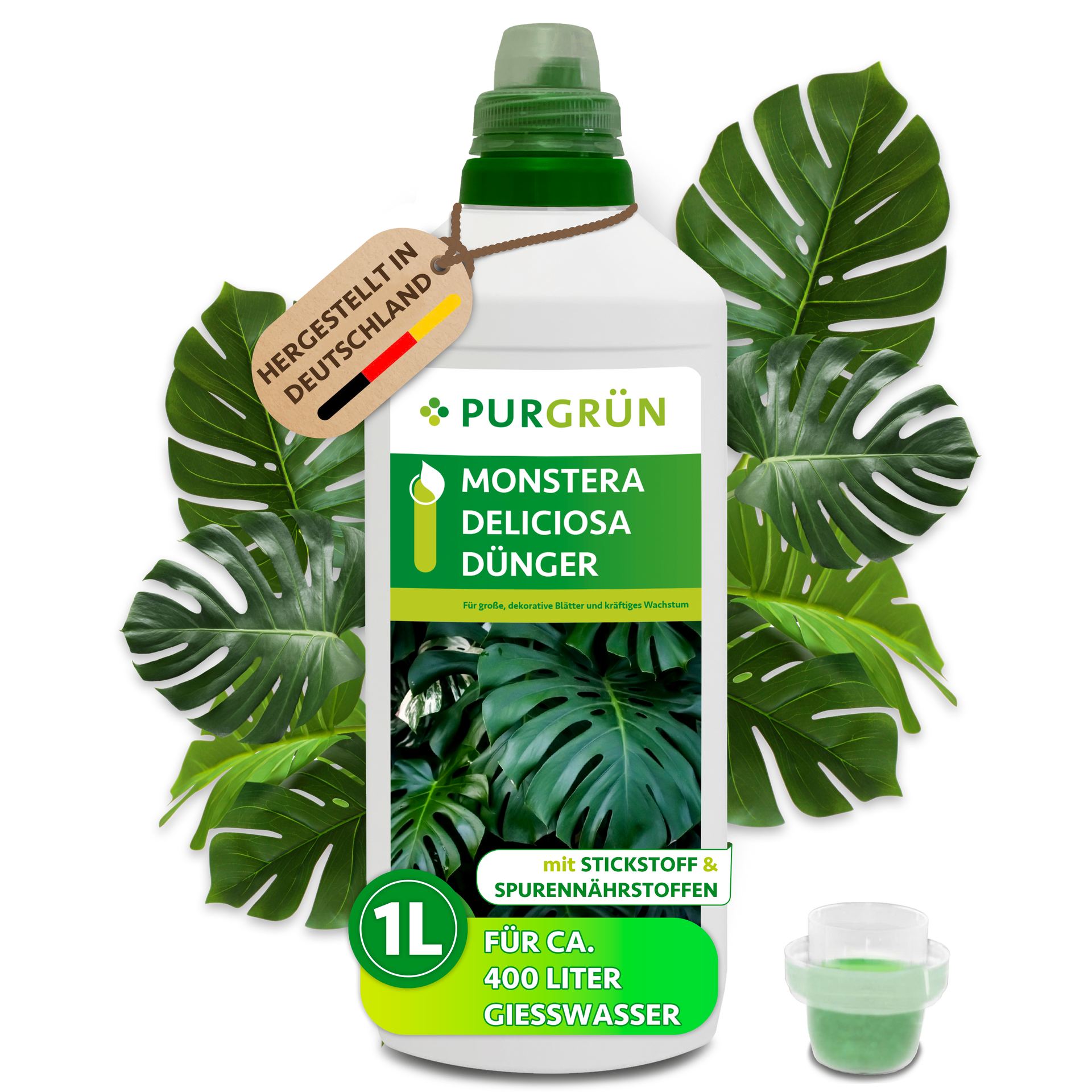 Purgrn Monstera-Deliciosa-Dnger 1 Liter