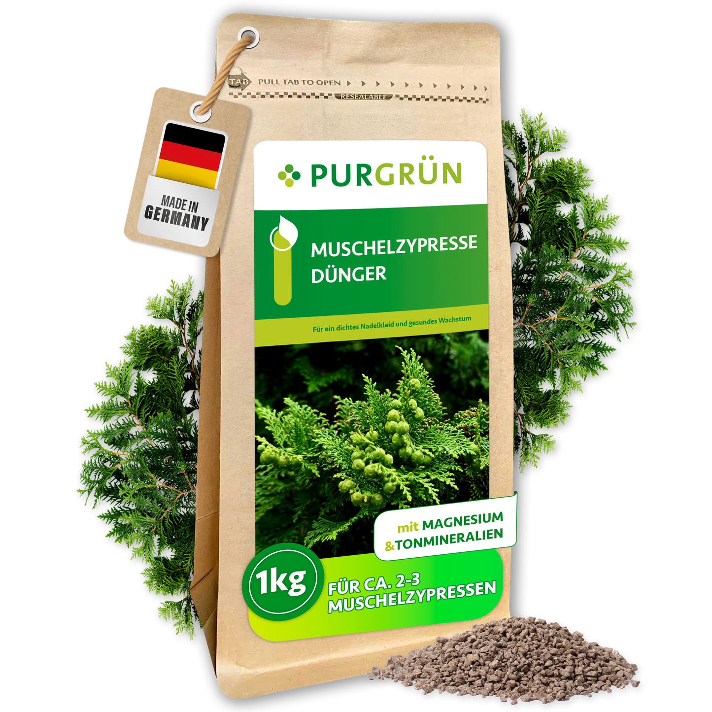 Muschelzypresse-Dünger 1 kg