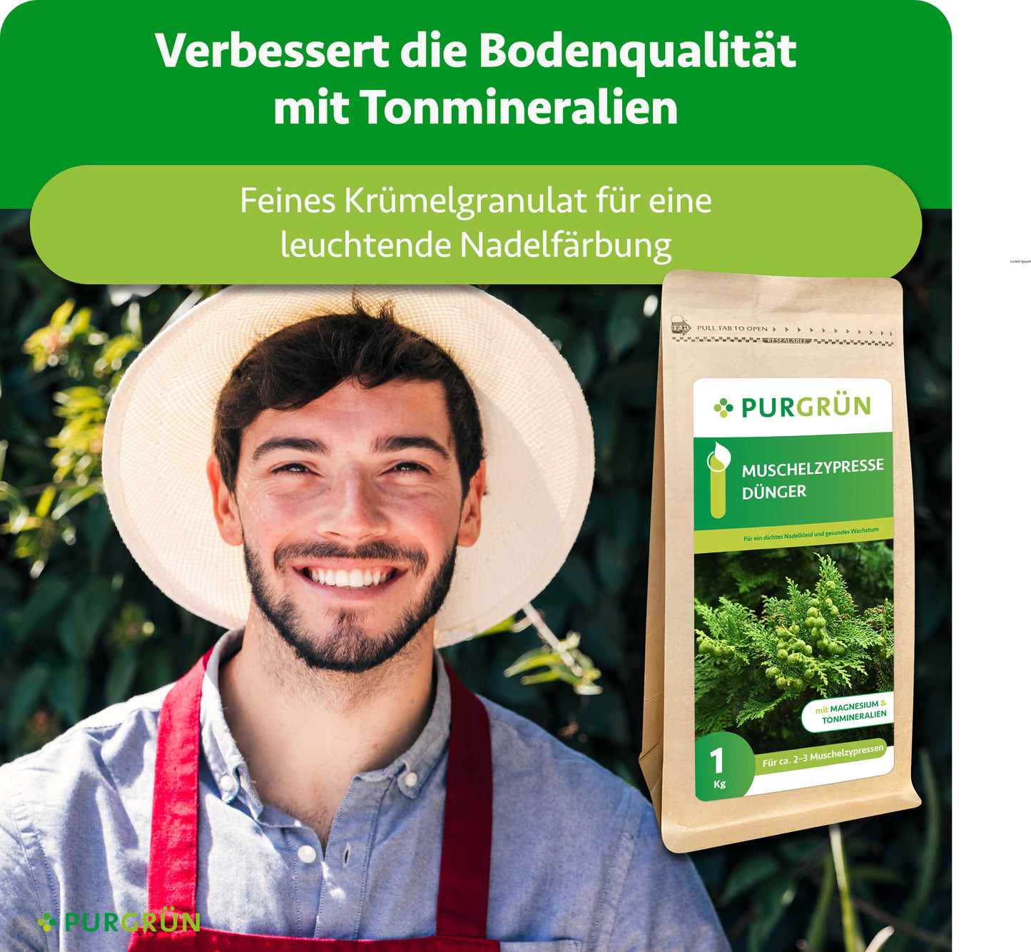 Muschelzypresse-Dünger 1 kg