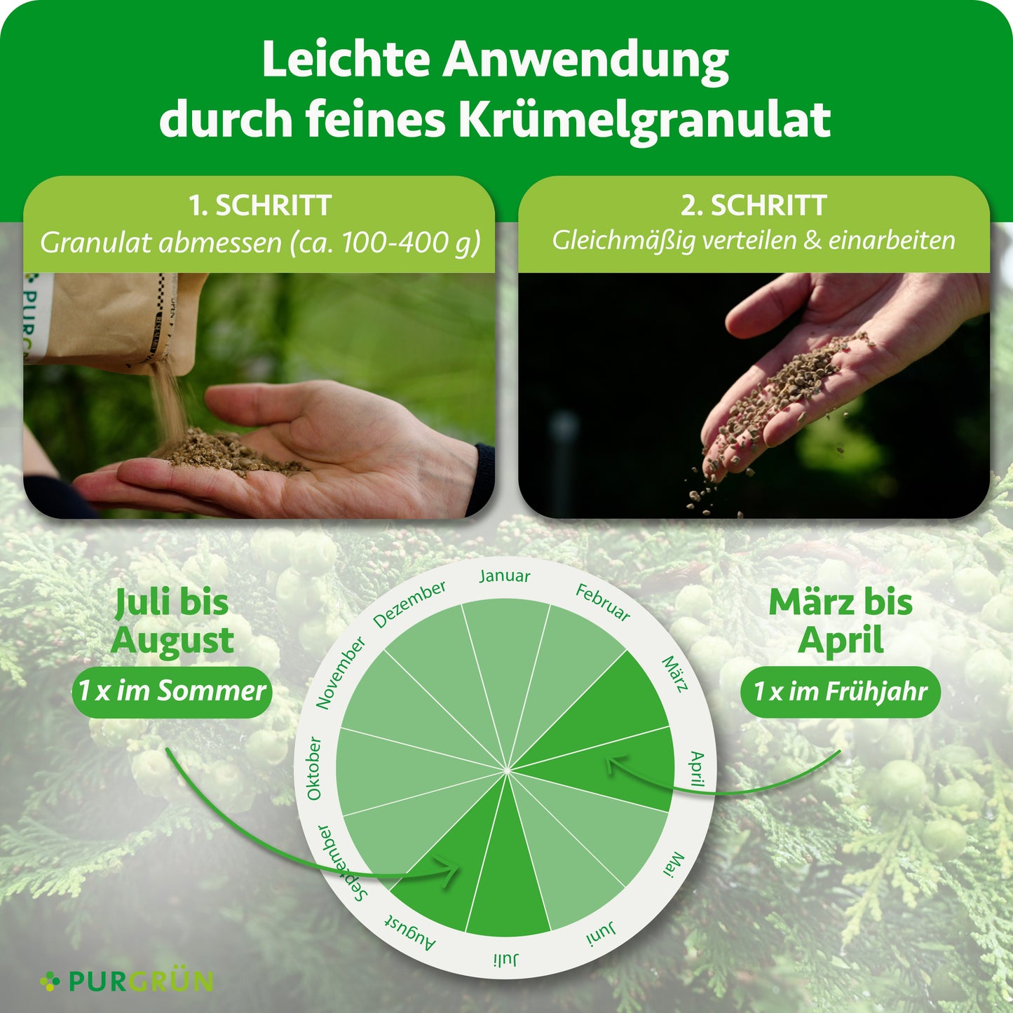 Muschelzypresse-Dünger 1 kg