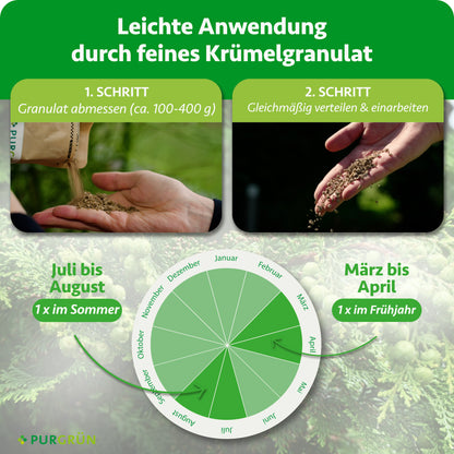 Muschelzypresse-Dünger 1 kg