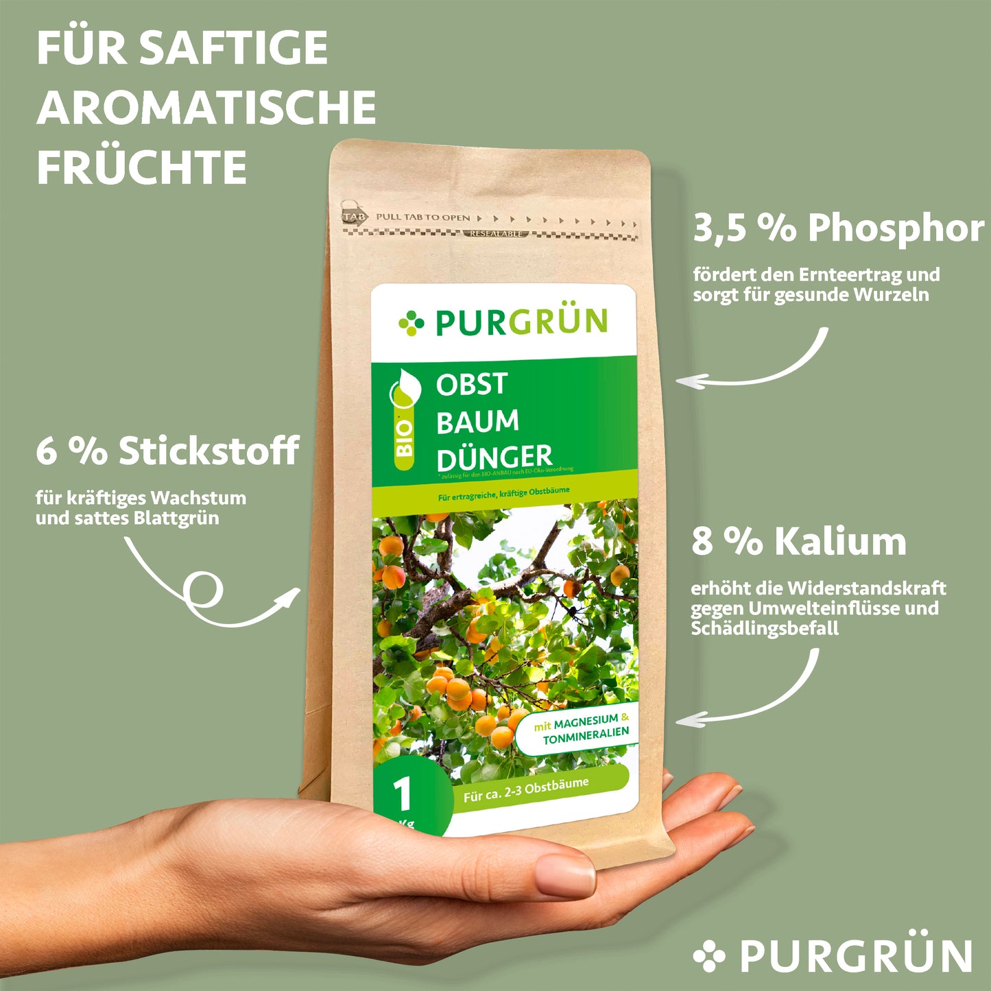 Bio-Obstbaum-Dünger 1 kg