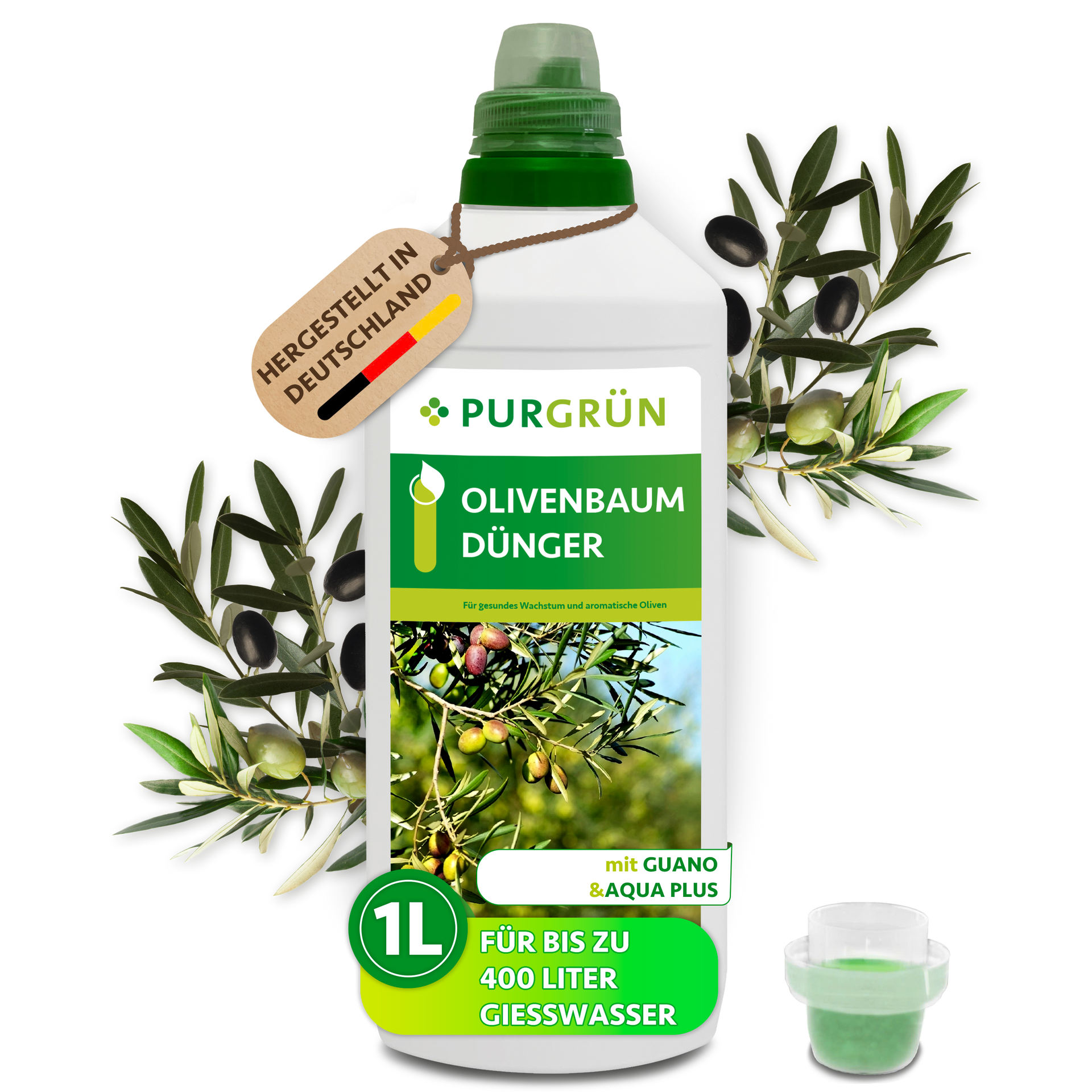 Purgrün Olivenbaum-Dünger 1 Liter