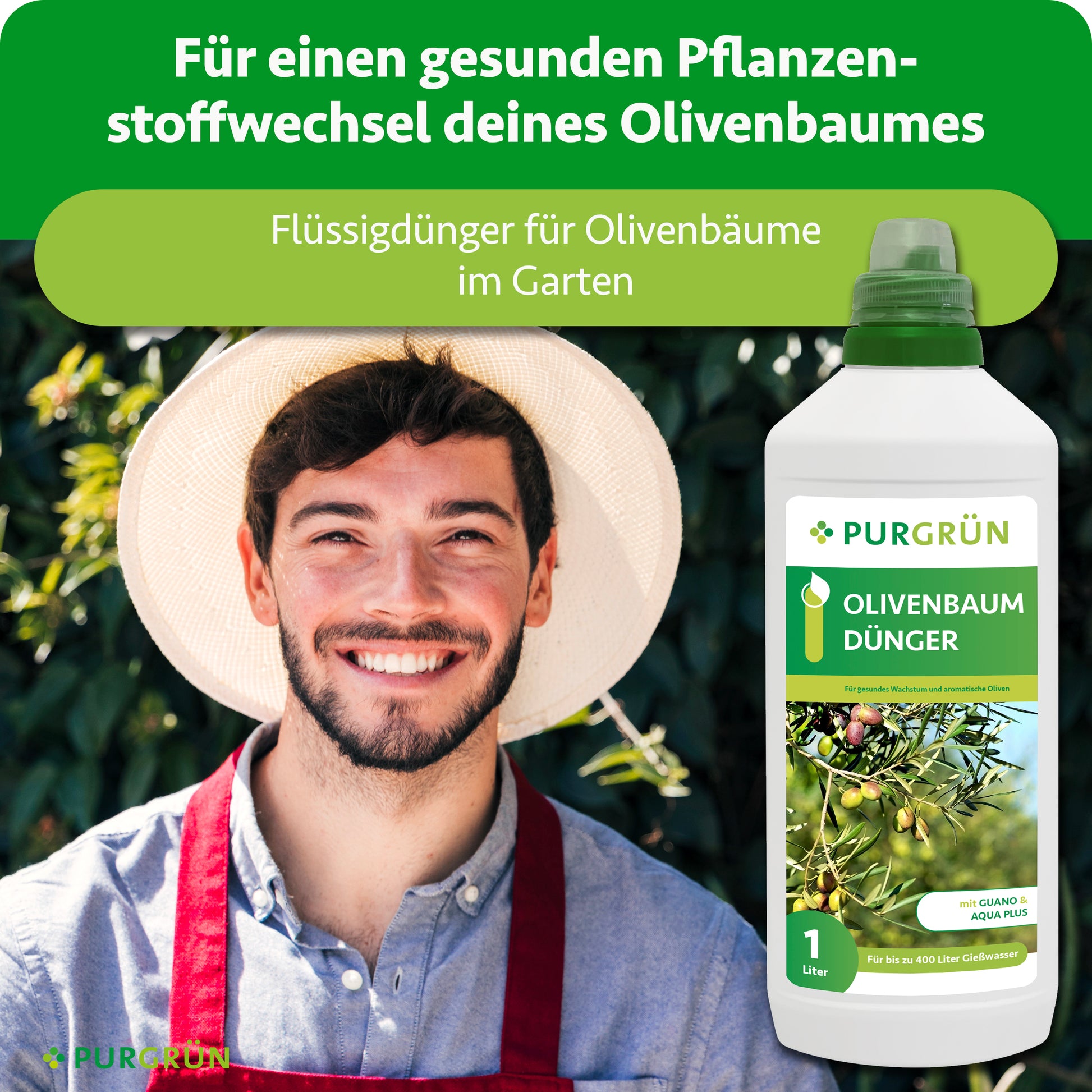 Purgrün Olivenbaum-Dünger 1 Liter