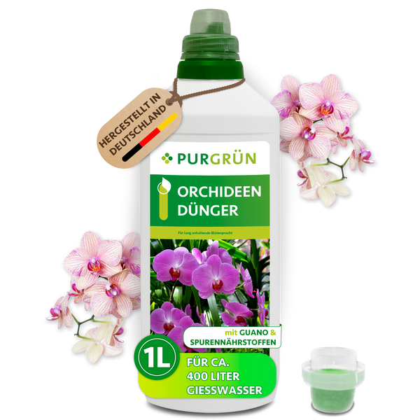 Pflanzlicher Extrakt Dünger Orchideendünger Flora Boost – 1 Liter Flüssiger Bio-Dünger Für Prächtige Blüten Und Gesunde Pflanzen Seramis Dünger