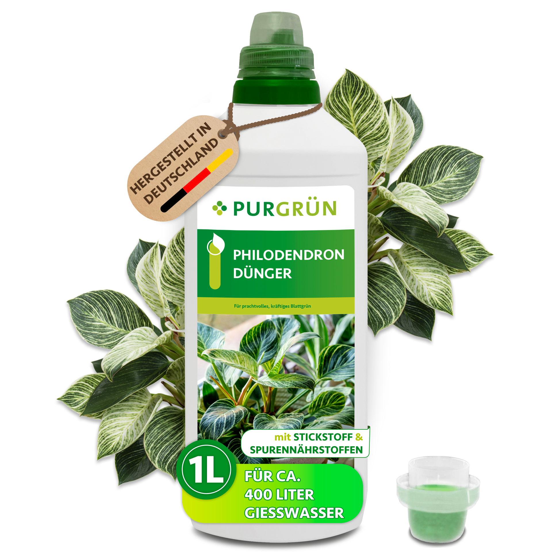 Purgrün Philodendron-Dünger 1 Liter