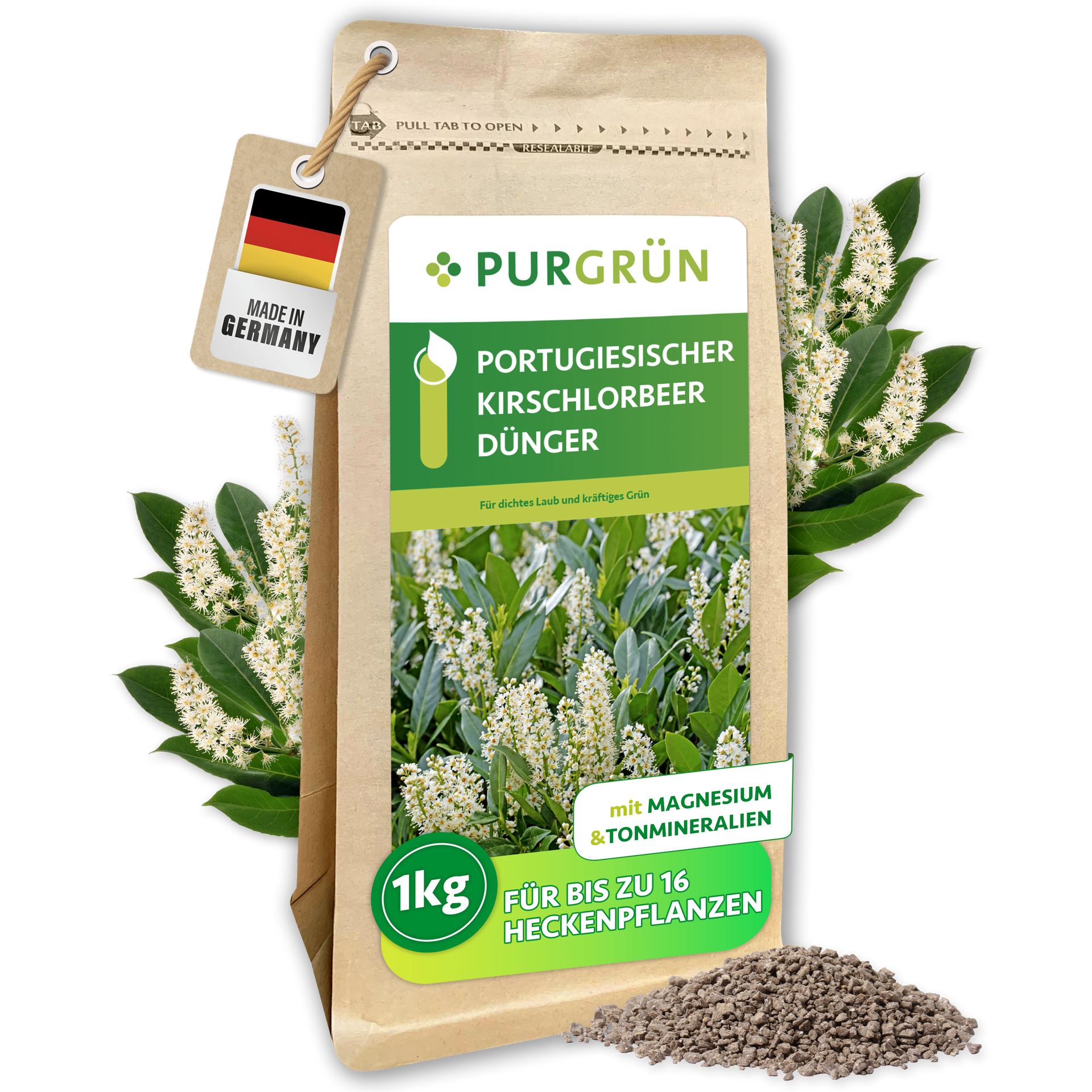 Purgrün Portugiesischer-Kirschlorbeer-Dünger 1 Liter