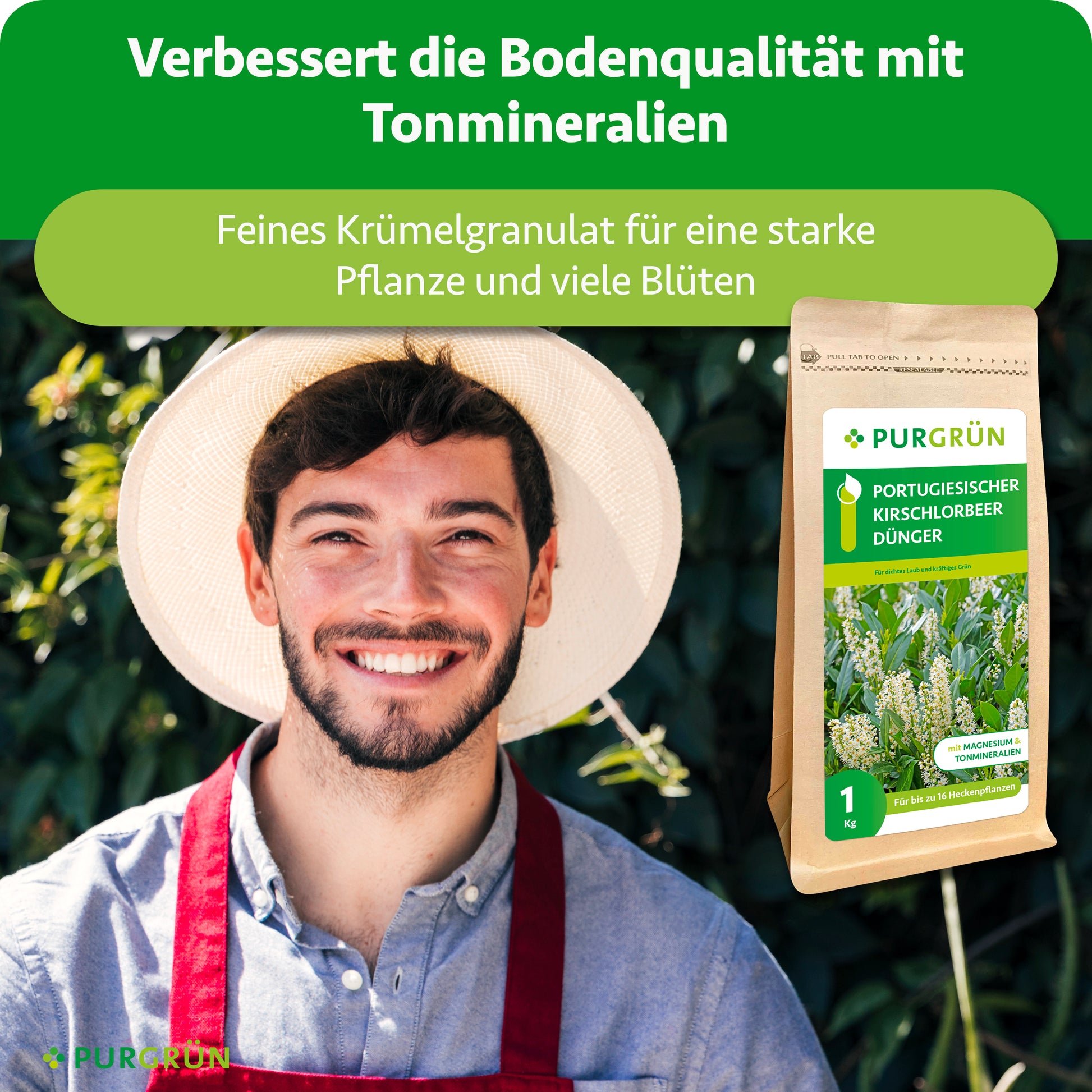 Purgrün Portugiesischer-Kirschlorbeer-Dünger 1 Liter