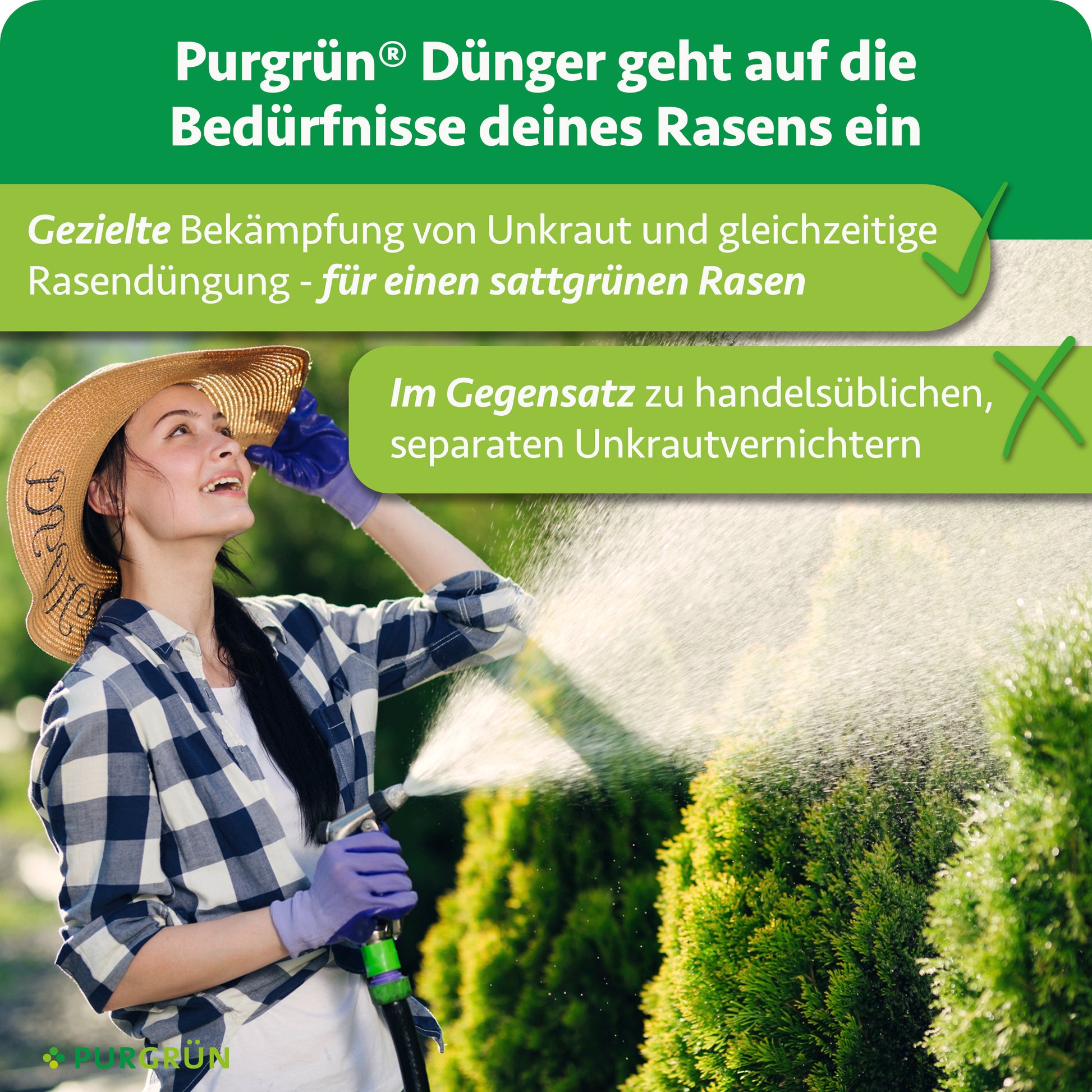 Rasendünger mit Unkrautvernichter 5 kg – Purgrün