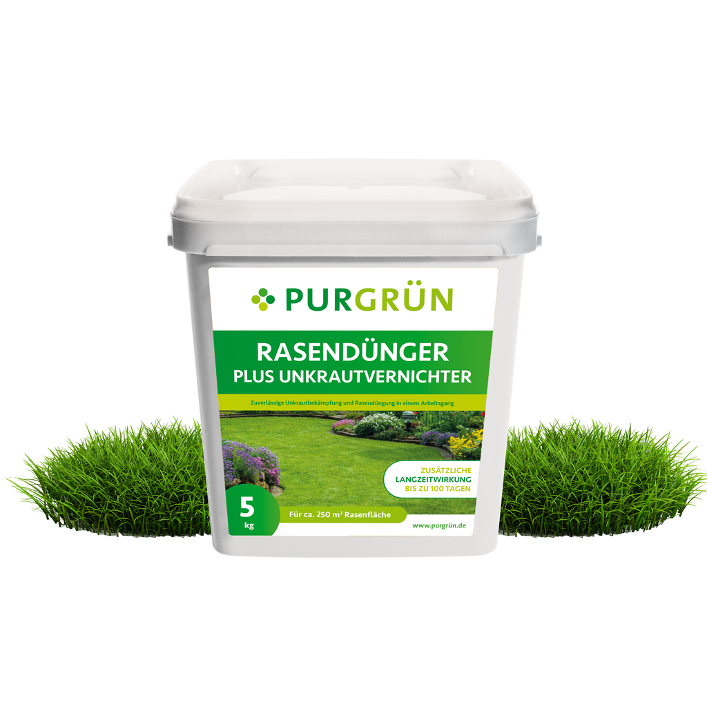 Rasendünger mit Unkrautvernichter 5 kg Purgrün