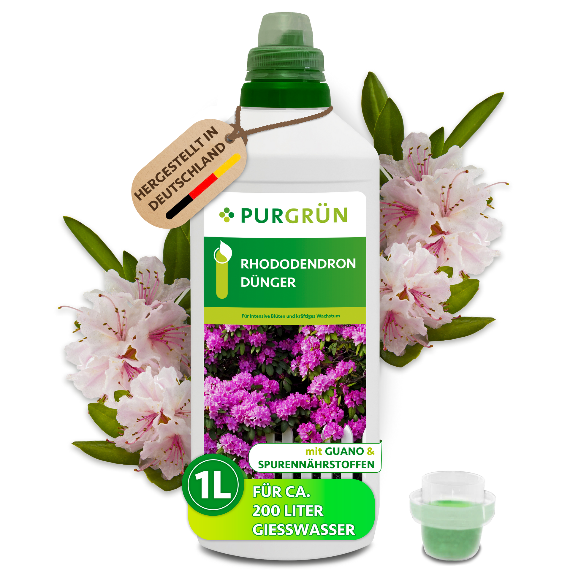 eisendünger für rhododendron Purgrün Rhododendrondünger 1 Liter
