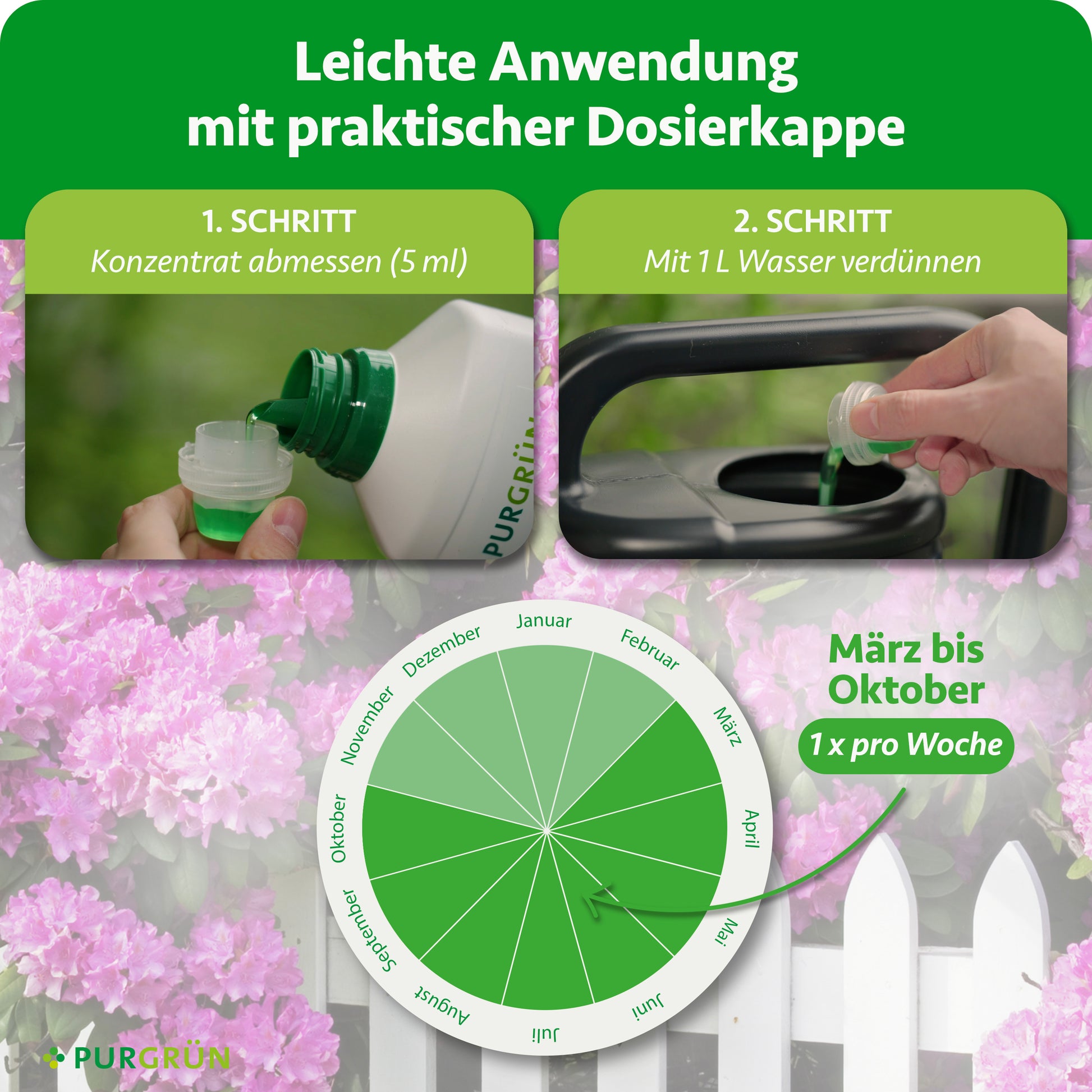 rododendron dünger Purgrün Rhododendrondünger 1 Liter