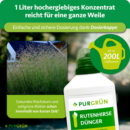 Rutenhirse-Dünger 1 Liter