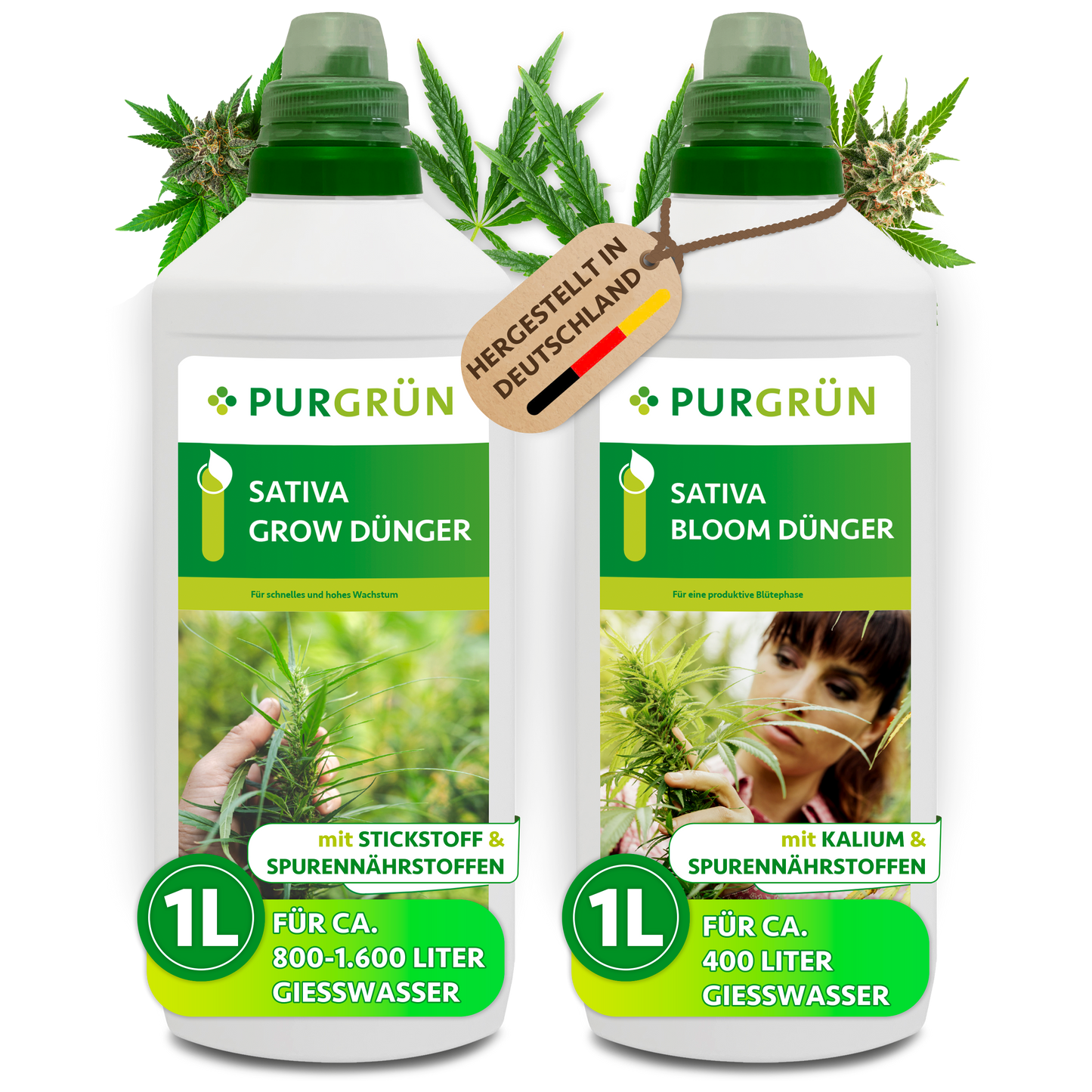 Sativa-Dünger-Set 2 x 1 Liter