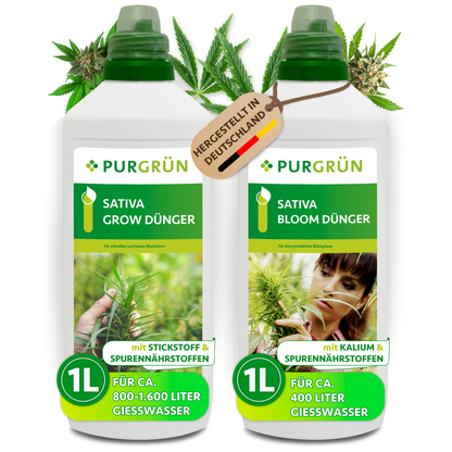 Sativa-Dünger-Set 2 x 1 Liter
