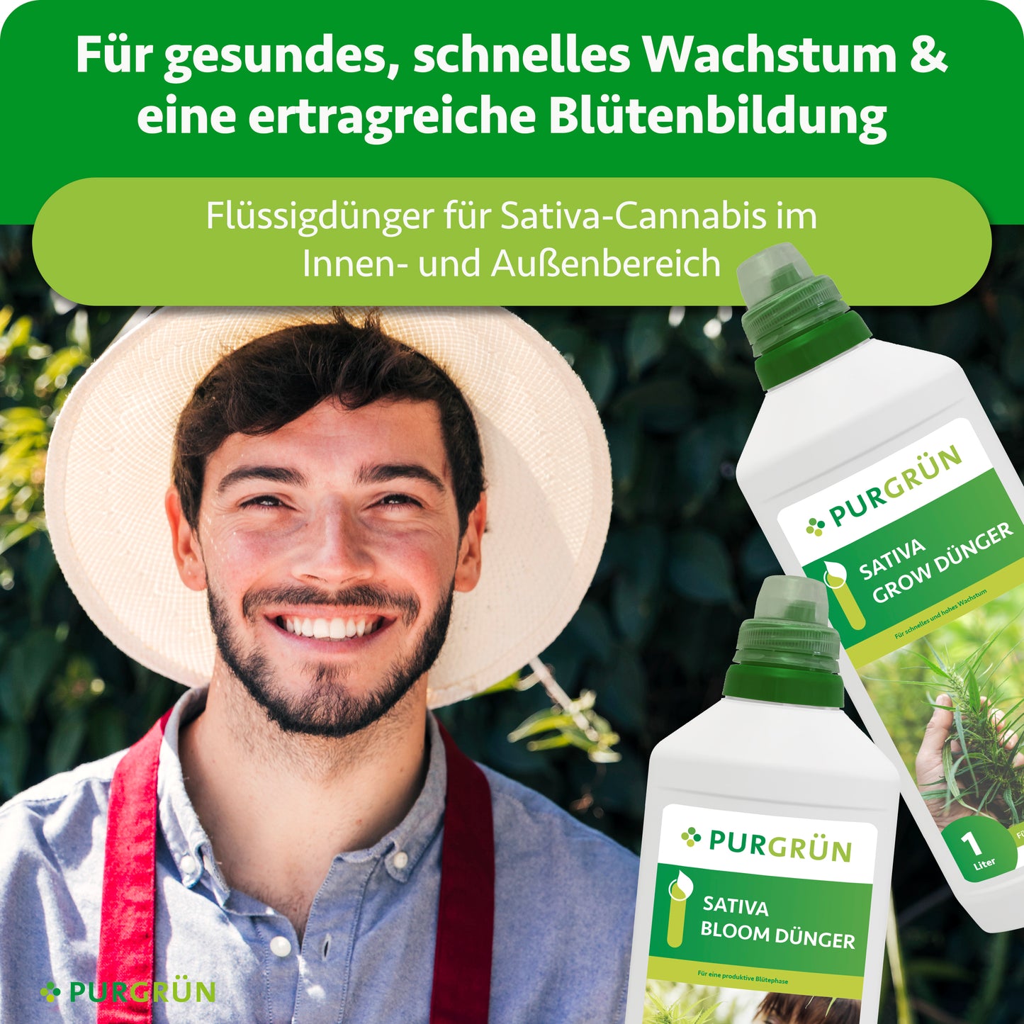 Sativa-Dünger-Set 2 x 1 Liter