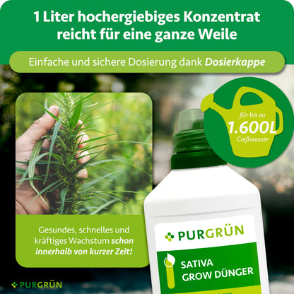 Sativa-Grow-Dünger 1 Liter
