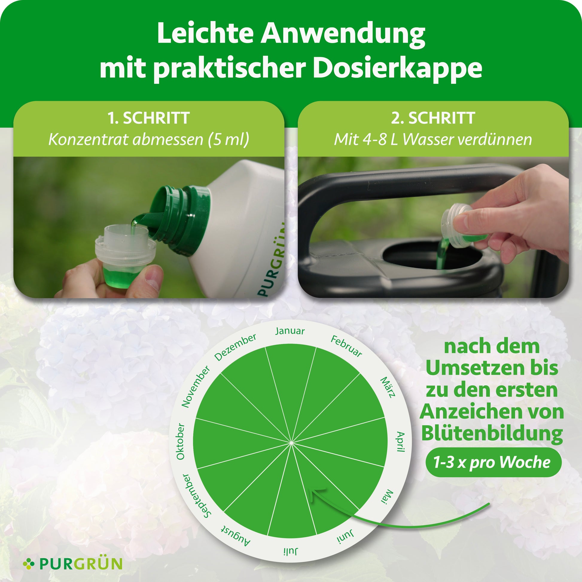 2-8-4 dünger Sativa-Grow-Dünger 1 Liter – Purgrün