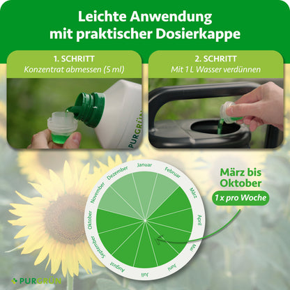 Sonnenblumen-Dünger 1 Liter