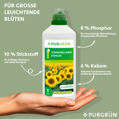 Sonnenblumen-Dünger 1 Liter
