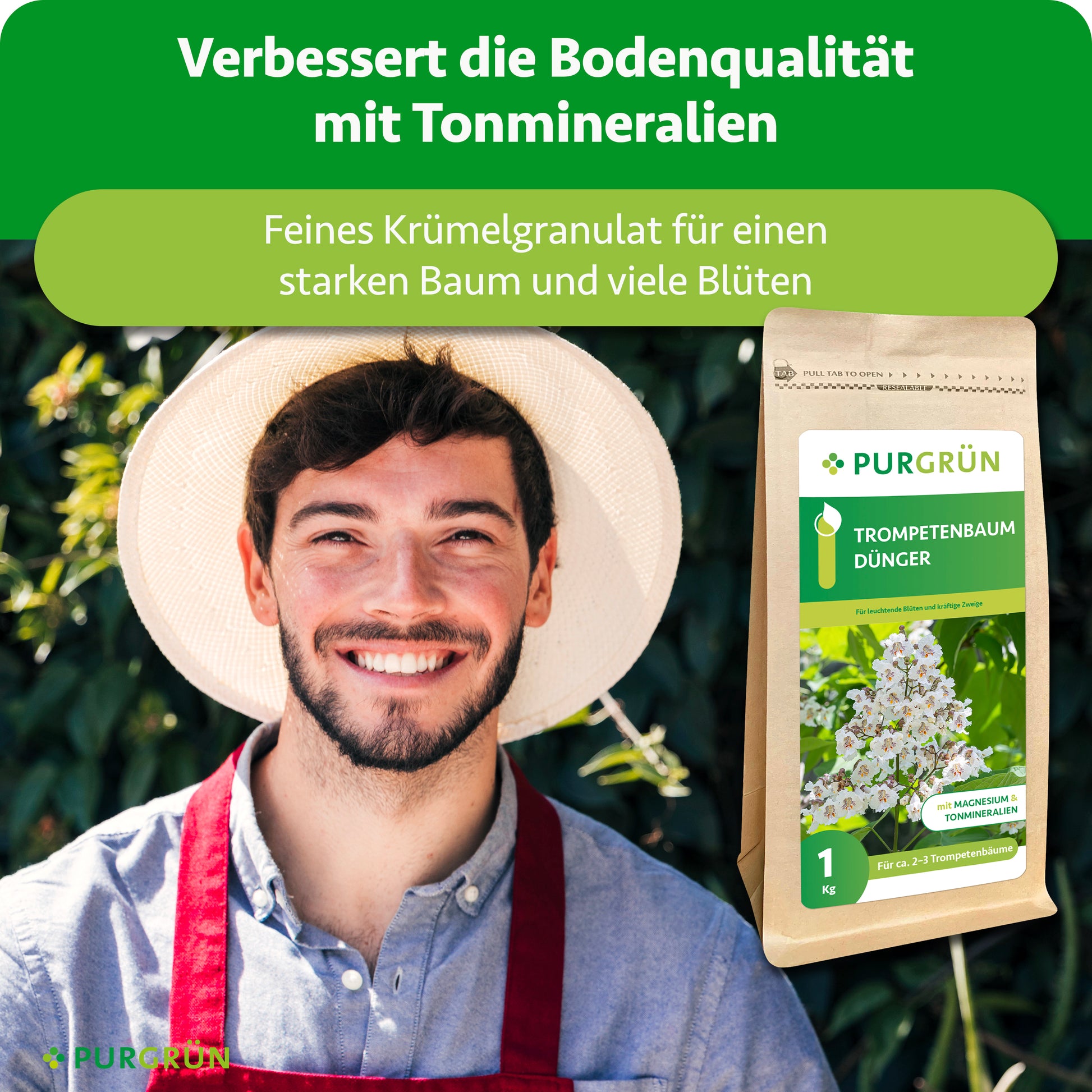 Purgrün Trompetenbaum-Dünger 1 kg