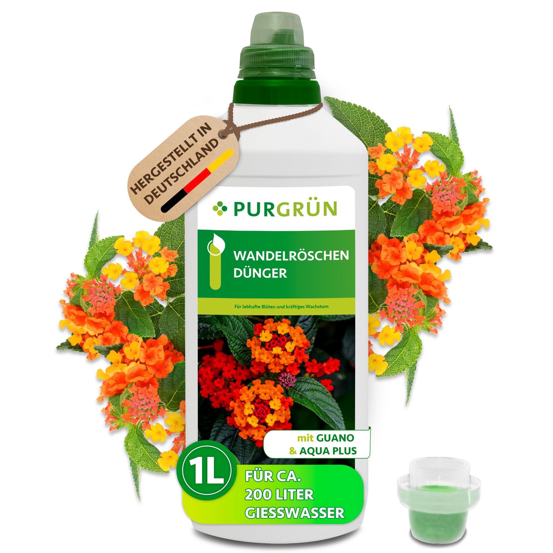Purgrün Wandelröschen-Dünger 1 Liter
