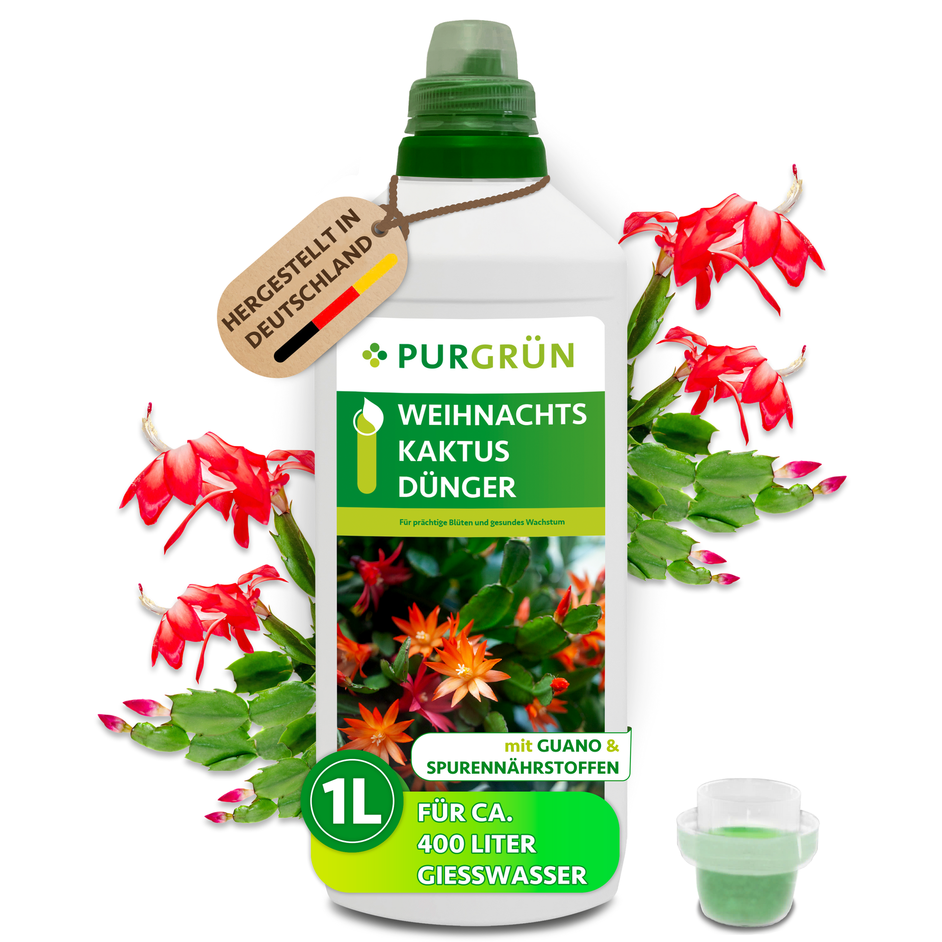 Purgrün Weihnachtskaktus-Dünger 1 Liter